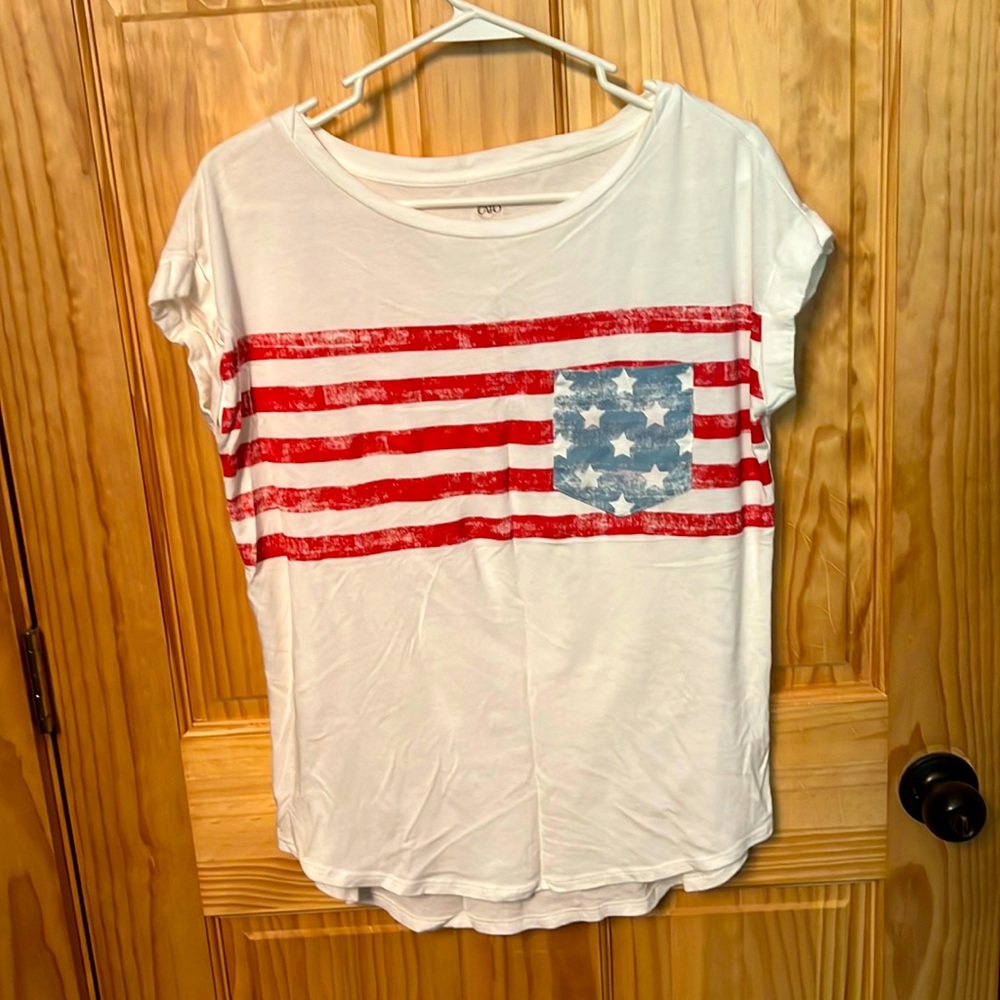 American flag Cato blouse.